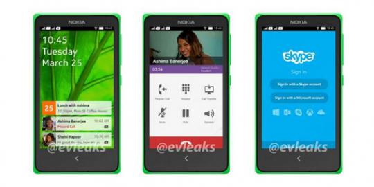 Ini tampilan OS Android di smartphone Nokia