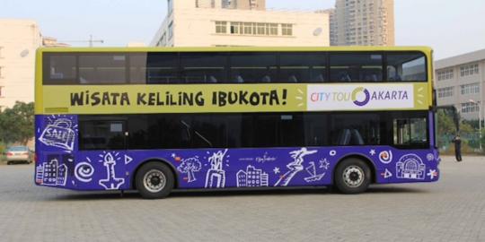 Ahok bermimpi bus tingkat Jakarta seperti di Singapura