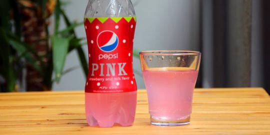 Pepsi Pink, minuman soda imut berwarna merah muda