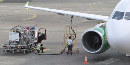 Delay 1 jam di Soekarno-Hatta, Boeing 777 buang 1,7 ton avtur