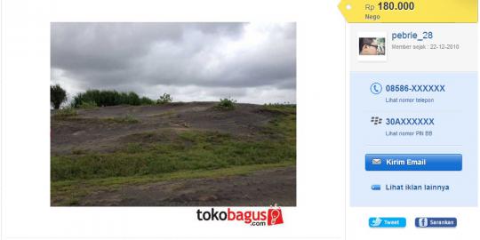 Tips agar tak tertipu jual beli tambang di Tokobagus