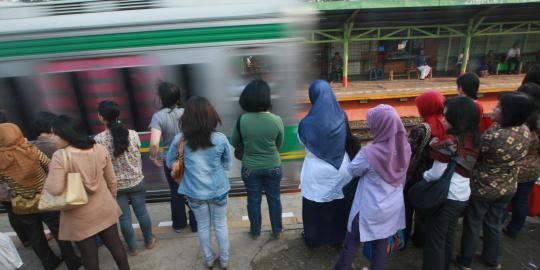 Jabodetabek banjir, perjalanan KRL normal