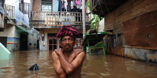 11.972 jiwa penduduk Jakarta terendam banjir