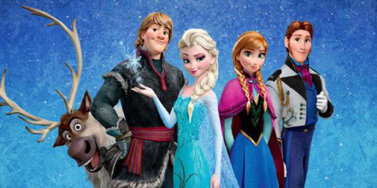 Frozen jadi film animasi terbaik versi ajang Golden Globe