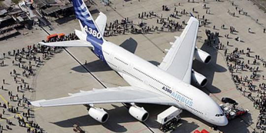 Tahun lalu, Airbus kirim 626 pesawat