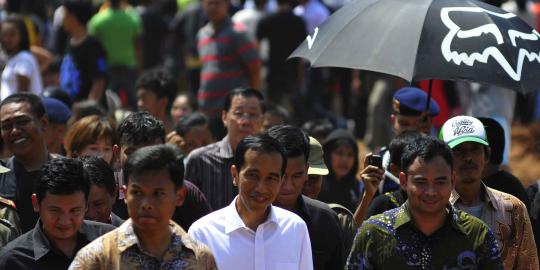 Jokowi resmikan kantor polisi Subsektor Waduk Pluit