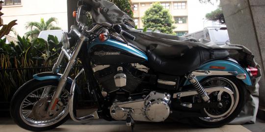 Polri sita motor Harley Davidson hasil suap pejabat Bea Cukai