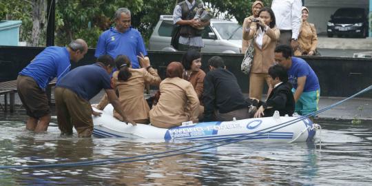 Banjir Jakarta, BPBD bantah Pluit siaga I