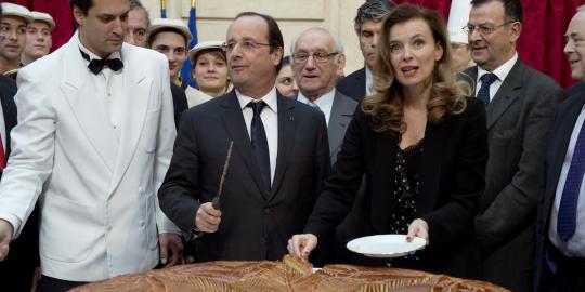 Hollande temui ibu negara Prancis di rumah sakit