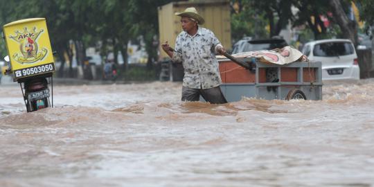 BPBD DKI: Banjir Jakarta hari ini lebih besar dari minggu lalu