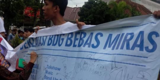 Bandung deklarasikan anti-Miras di Car Free Day Dago