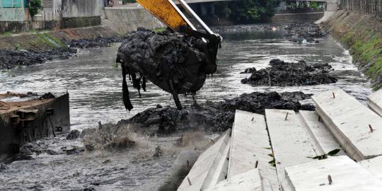 Normalisasi sungai terkendala pembebasan lahan oleh Pemprov DKI
