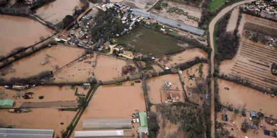Banjir bandang sapu tenggara Prancis, 2 warga tewas