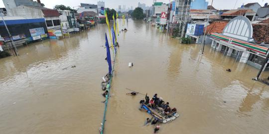 Banjir kembali lumpuhkan akses Casablanca-Kampung Melayu