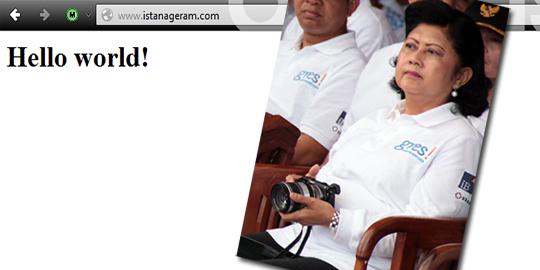 Istanageram.com, situs unik penyentil hobi Ibu Ani Yudhoyono