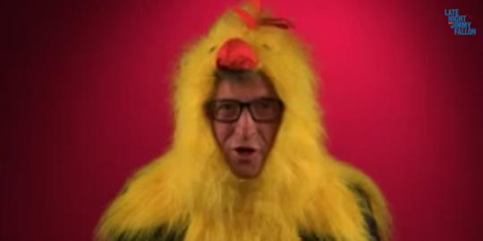 Ketika Bill Gates menjelma jadi ayam