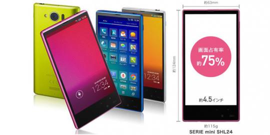 Sharp luncurkan smartphone AQUOS Serie mini