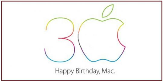 Apple rayakan ulang tahun Macintosh yang ke-30