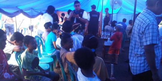 Korban banjir Manado serbu posko pengobatan gratis Garuda