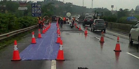 Ini kata PVMBG penyebab amblesnya jalan Tol Cipularang