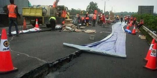 Penerapan contra flow, KM 72 Tol Cipularang macet hingga 5 KM