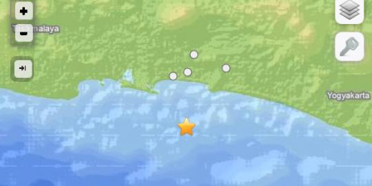 Ini pusat gempa versi Badan Survei Geologi Amerika Serikat