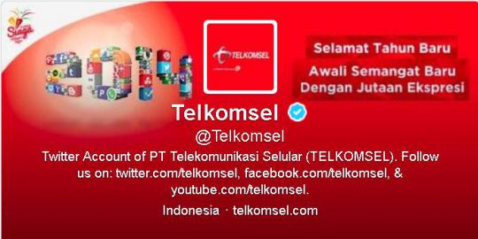 Akun twitter @Telkomsel paling 'supel' di tingkat global