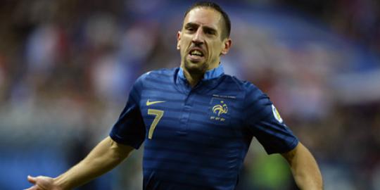 Ribery siap jadi mentor pemain muda Prancis di PD 2014