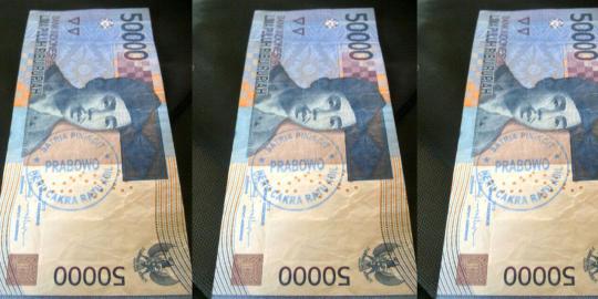 Gerindra berang ada uang Rp 50 ribu berstempel Prabowo