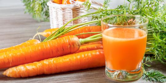 5 Manfaat kesehatan yang diperoleh dari jus wortel