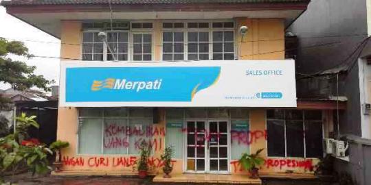 Kantor Merpati di Makassar tutup, penumpang mengamuk