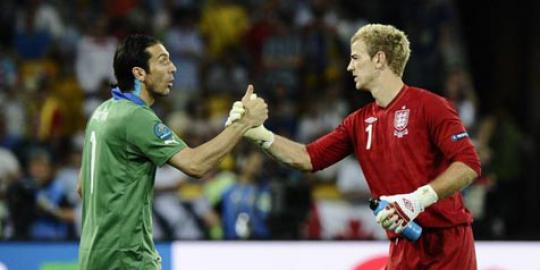 Buffon: Joe Hart nomor satu di Inggris, Forster nomor dua