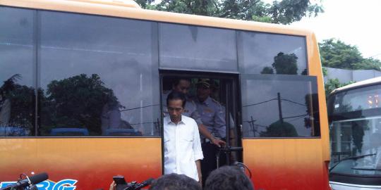 Jokowi luncurkan 30 unit Bus TransJ jalur Pinangranti-Pluit