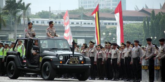 Polri kerahkan 253.035 personel amankan Pemilu 2014