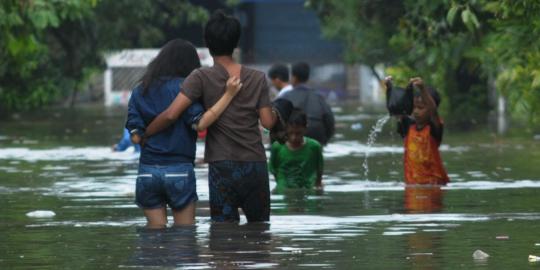 Tahun ini, rekor banjir terlama di Kampung Pulo