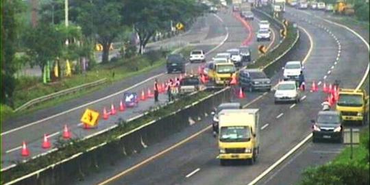 Perbaikan hampir selesai, KM 72 Tol Cipularang dibuka sore ini