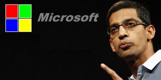 Google bayar Pichai USD 50 juta untuk tolak Microsoft?