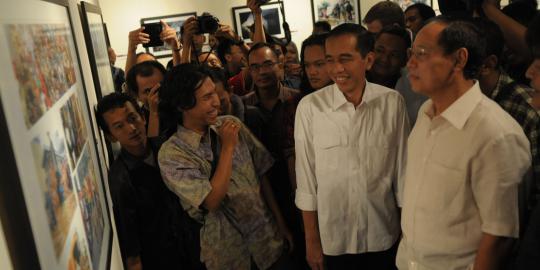 Resmikan pameran foto di TIM, Jokowi kagumi karya jurnalistik