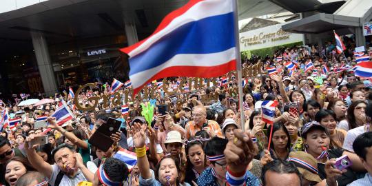 Pemerintah Thailand akan tangkap 19 pentolan protes