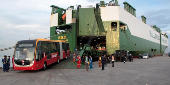 Dishub DKI berkelit bus Transjakarta baru cuma kendor bautnya