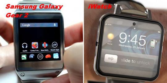 Samsung Galaxy Gear 2 vs iWatch, mana yang lebih murah?