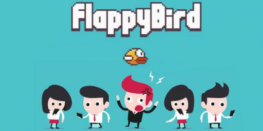Hack skor tinggi Flappy Bird untuk pamer di socmed