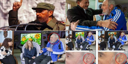 Kuba rekayasa foto Fidel Castro