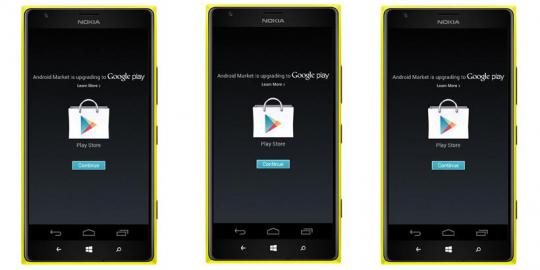 Sebentar lagi Windows Phone bisa jalankan semua aplikasi Android