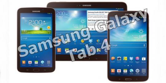 Trio Samsung Galaxy Tab 4 lakukan debut 24 Februari mendatang