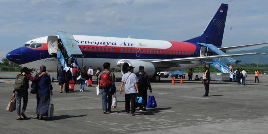 AC mati, penumpang Sriwijaya terlantar di bandara sejam lebih