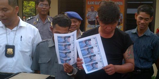 Uang palsu seratusan juta ditemukan di Deliserdang