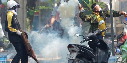 Polisi Thailand umumkan bakal rebut tempat diduduki demonstran