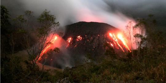 PVMBG: Kecil kemungkinan Kelud erupsi seperti semalam