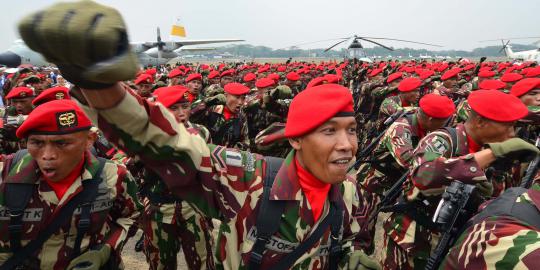 TNI terjunkan 40 personel Kopasus bantu korban Kelud